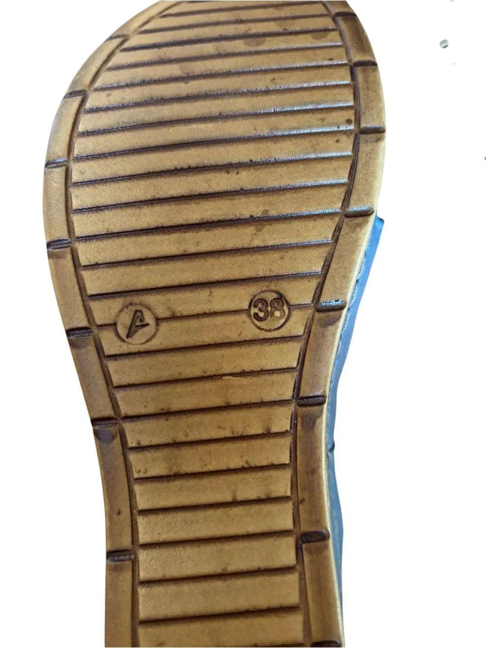Spring Step Leather Wedge Sandals Sz 38